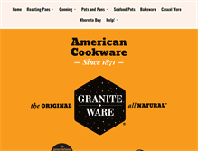 Tablet Screenshot of graniteware.com